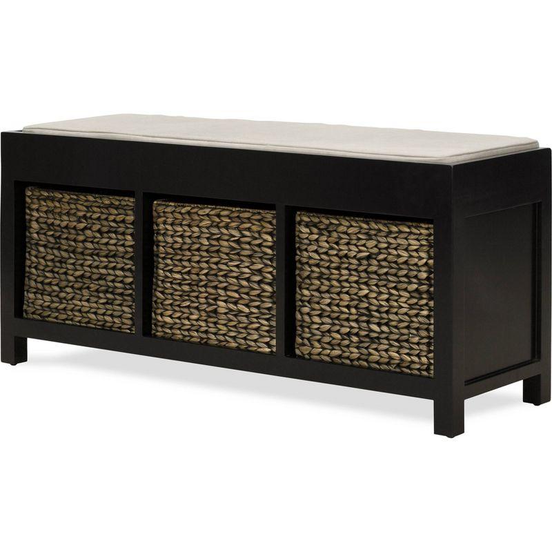 Griffin Upholstered Cubby Storage Bench