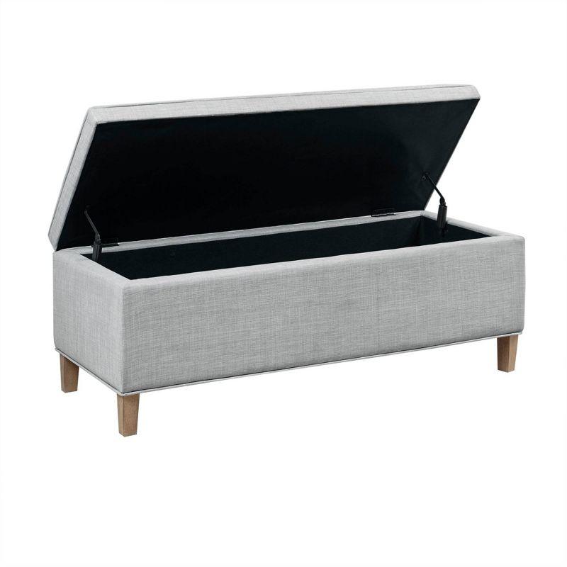 Caymus Upholstered Flip Top Storage Bench