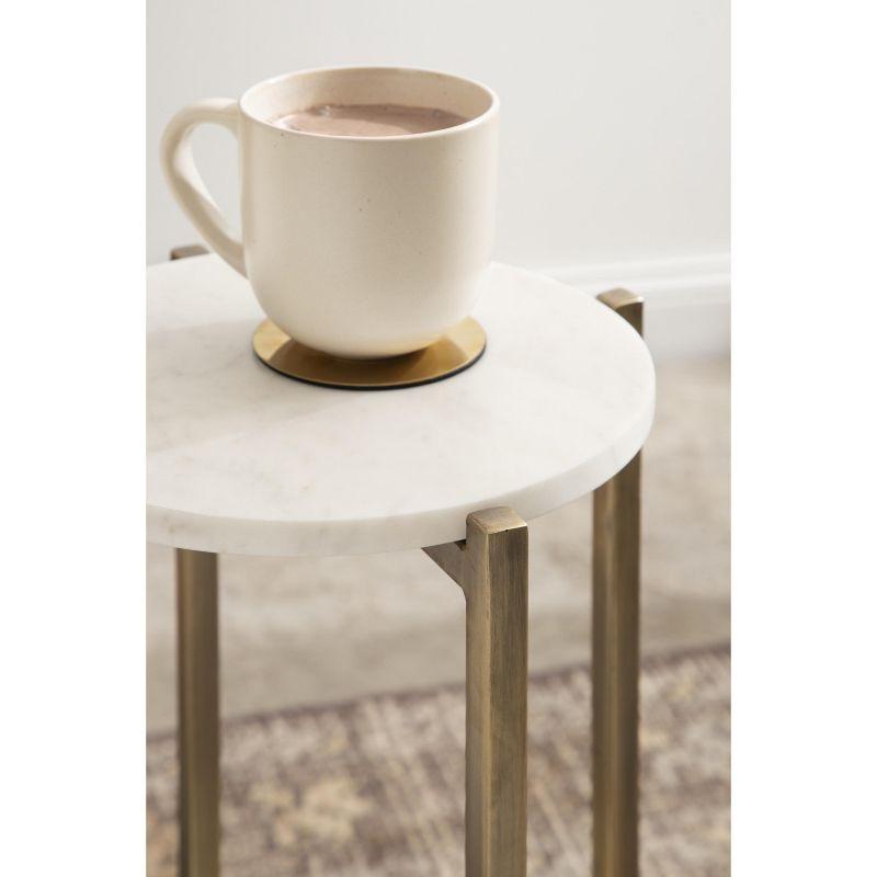 Kate and Laurel Moxley Round Accent Table