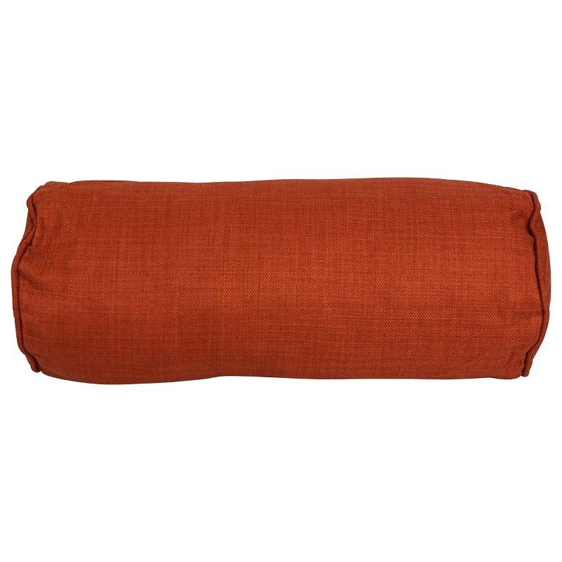 Blazing Needles Outdoor Throw Pillows Paprika