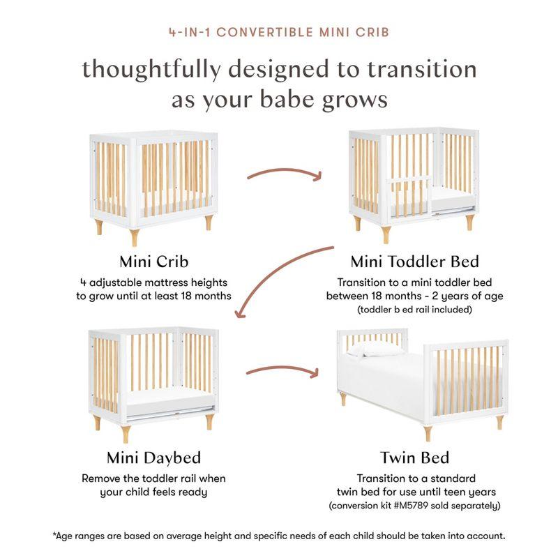 Lolly 4-In-1 Mini Convertible Crib