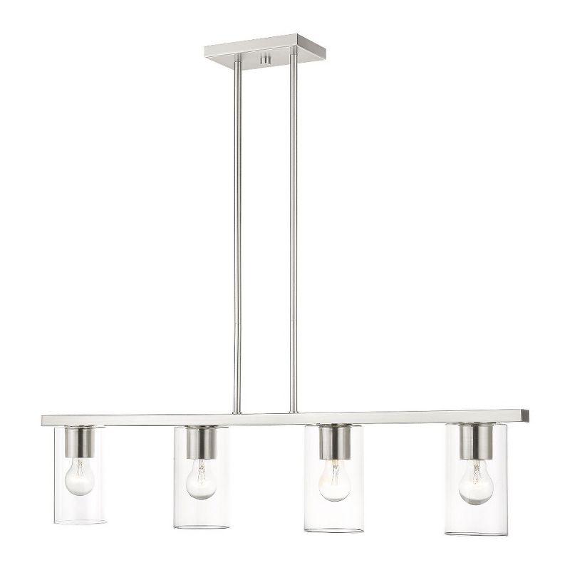Livex Lighting Zurich 4 - Light Chandelier in  Brushed Nickel