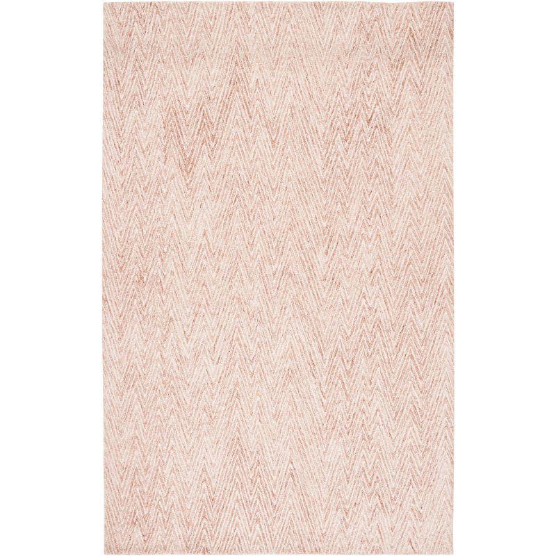 Ivory Abstract Wool 8' x 10' Hand-Tufted Area Rug