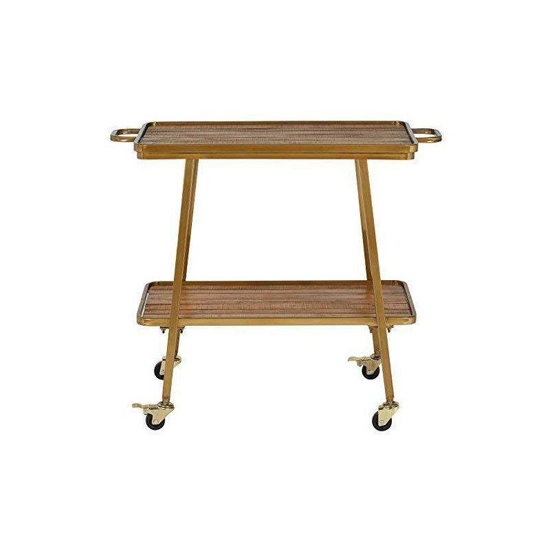 Adore Decor Felix 2-Tier Bar Cart