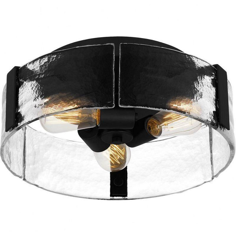 Quoizel Lighting Angora 3 - Light Flush Mount in  Matte Black