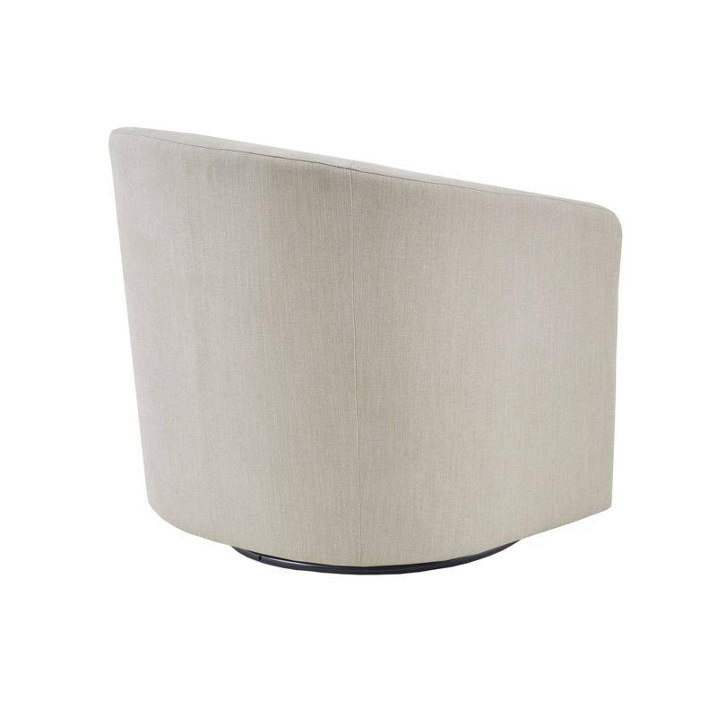 Martha Stewart Amber Modern Velvet Swivel Chair