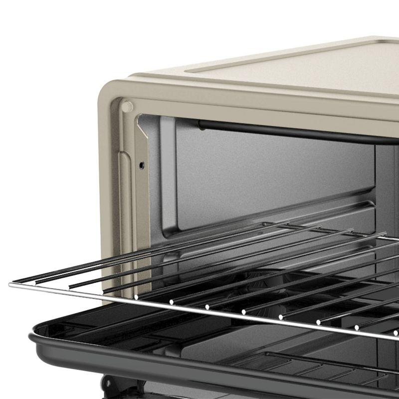 MegaChef 9L Electric Counter Top Toaster Oven in Cream