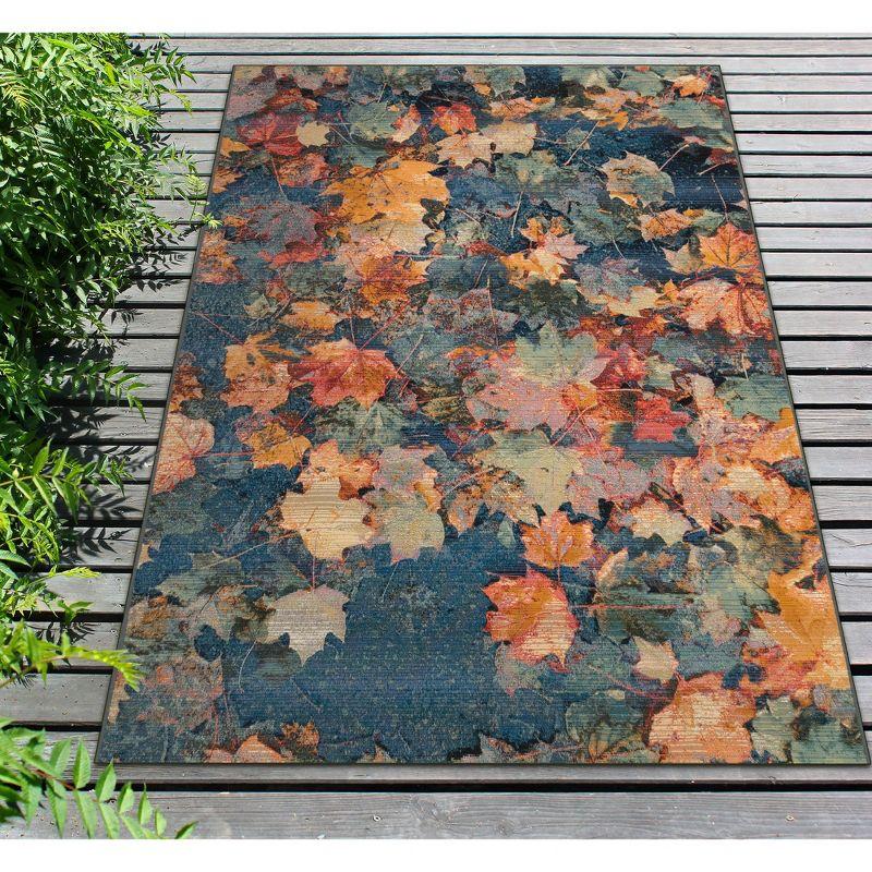 Liora Manne Marina Fall In Love Indoor/Outdoor Rug Multi 3'3" x 4'11"