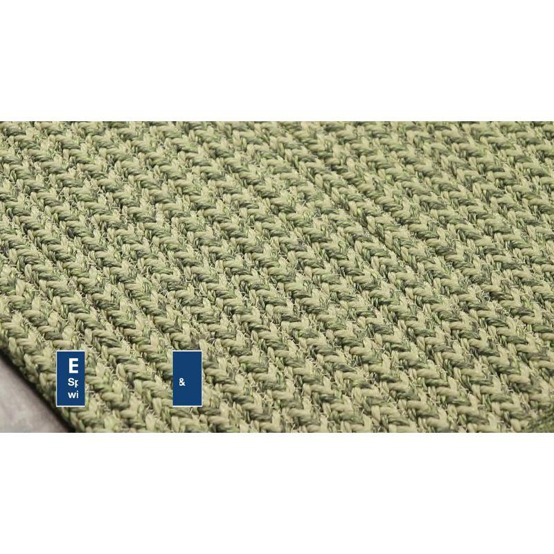 Liora Manne Calais Solid Indoor/Outdoor Rug Green 3'6" x 5'6"