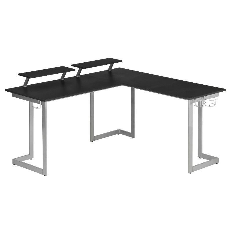 L-Shaped Metal Base Accent