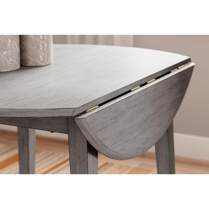 Signature Design by Ashley Casual Shullden Drop Leaf Dining Table  Gray