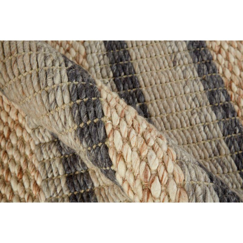 Berkeley Transitional Stripes Ivory/Tan/Gray Area Rug