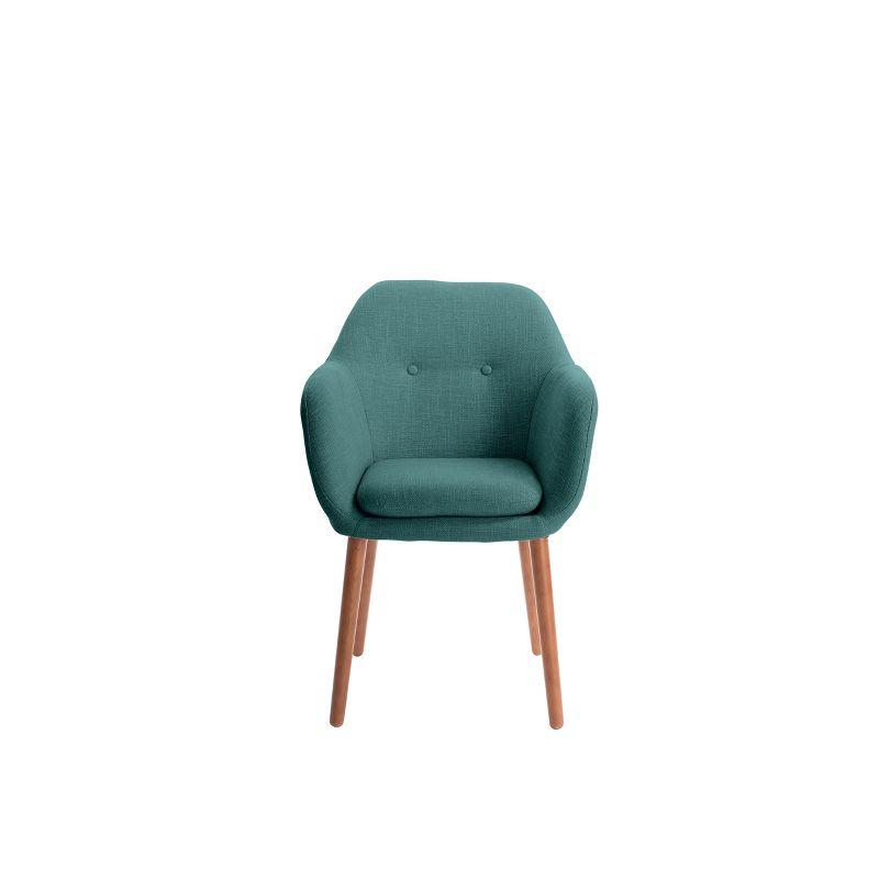 Elle Decor Adore Decor Roux Mid-Century Accent Chair for Home Office or Living Room
