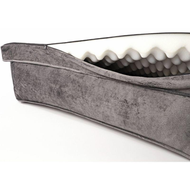 Medium Gray Orthopedic Outdoor Dog Sofa Bed