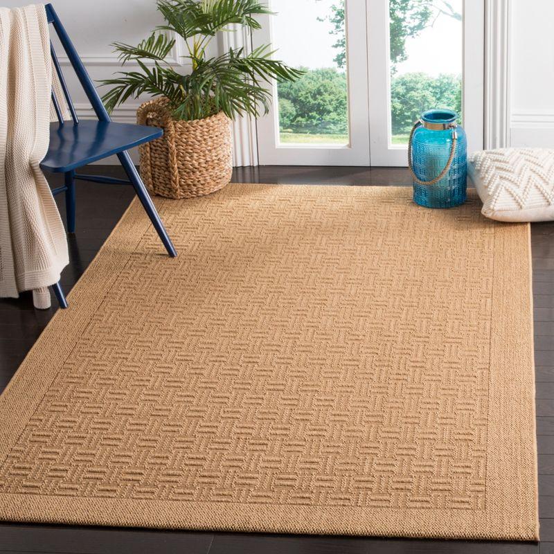 Palm Beach PAB359 Power Loomed Area Rug - Maize - 8'x10' - Safavieh.
