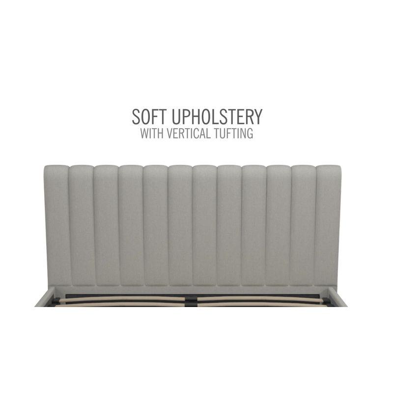 Brittany Upholstered Unfinished Platform Storage Bed