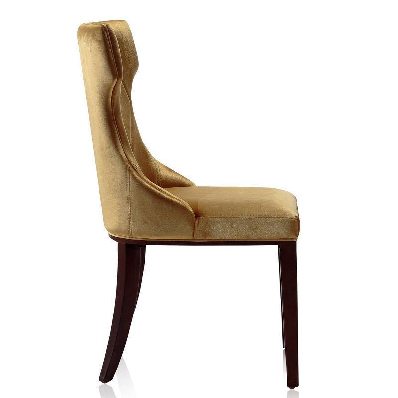 Set of 2 Reine Velvet Dining Chairs - Manhattan Comfort