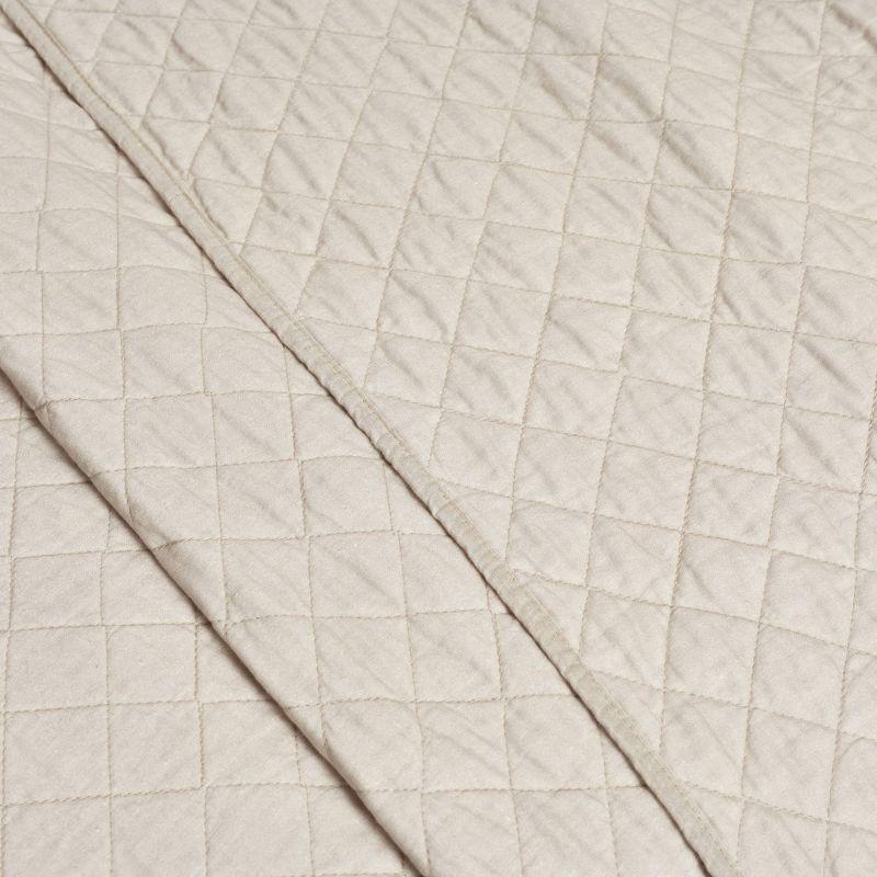 Ava Diamond Standard Cotton Modern & Contemporary Quilt Set