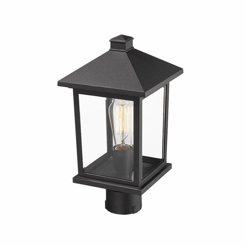 Z-Lite Portland 1 - Light Post Light in  Black