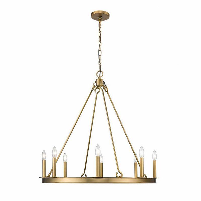 Z-Lite Barclay 8 - Light Chandelier in  Olde Brass