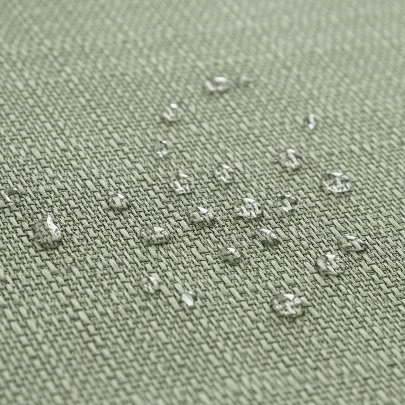 Laurel Solid Texture Water and Stain Resistant Tablecloth - 60" x 144" - Sage - Elrene Home Fashions