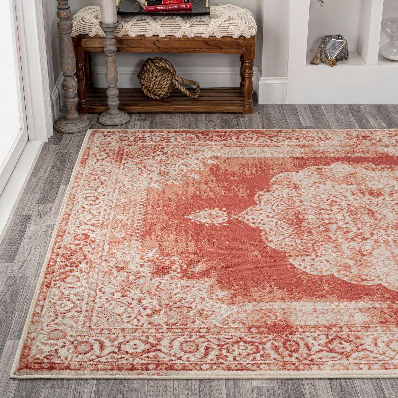 Rosalia Cottage Medallion Indoor Area Rug - JONATHAN Y