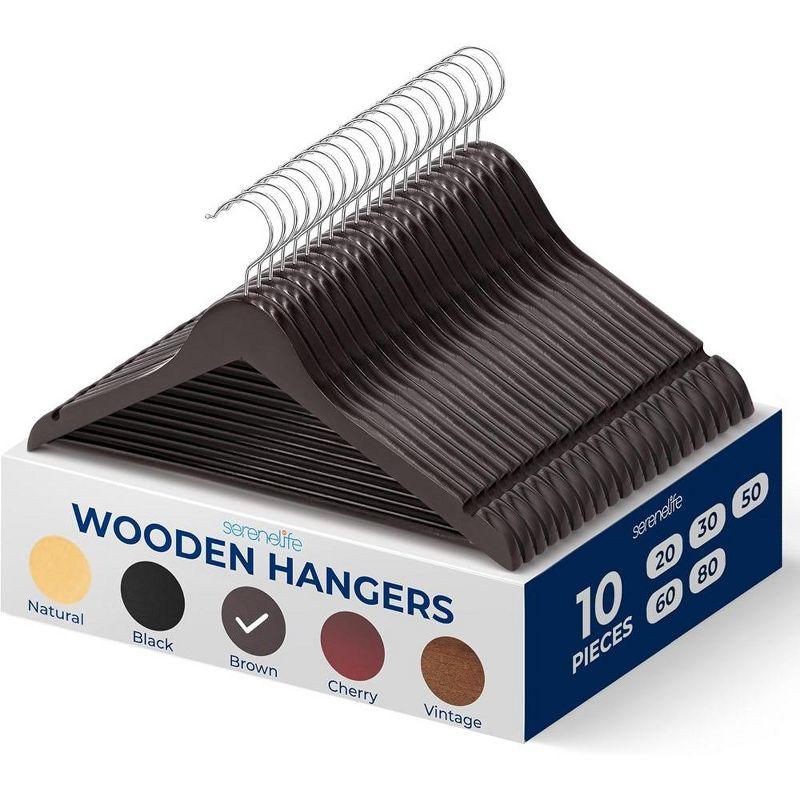 SereneLife Non-Slip Standard Hanger