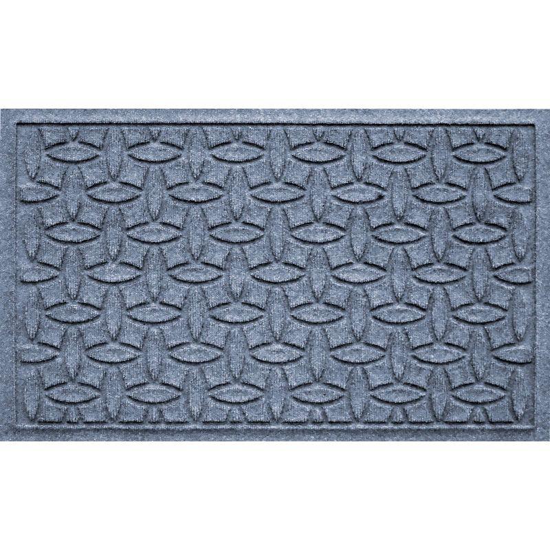 Bungalow Flooring WaterHog Elipse Indoor/Outdoor Doormat Blue: Weather-Resistant, Low Pile, Pet Friendly Mat