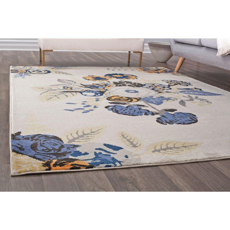 Rugs America Hanna Floral Transitional Area Rug