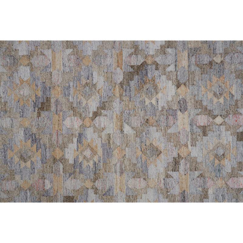 Beckett Transitional Moroccan Taupe/Gray/Blue Area Rug