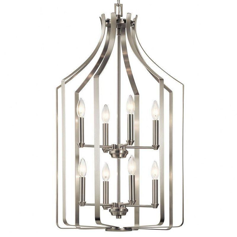 Morrigan 19" 8 Light Foyer Chandelier Brushed Nickel