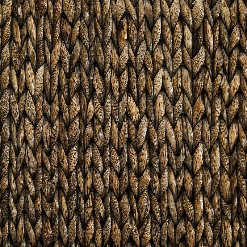 Set of 4 Edgewater Dining Chairs Seagrass/Dark Brown - Crosley