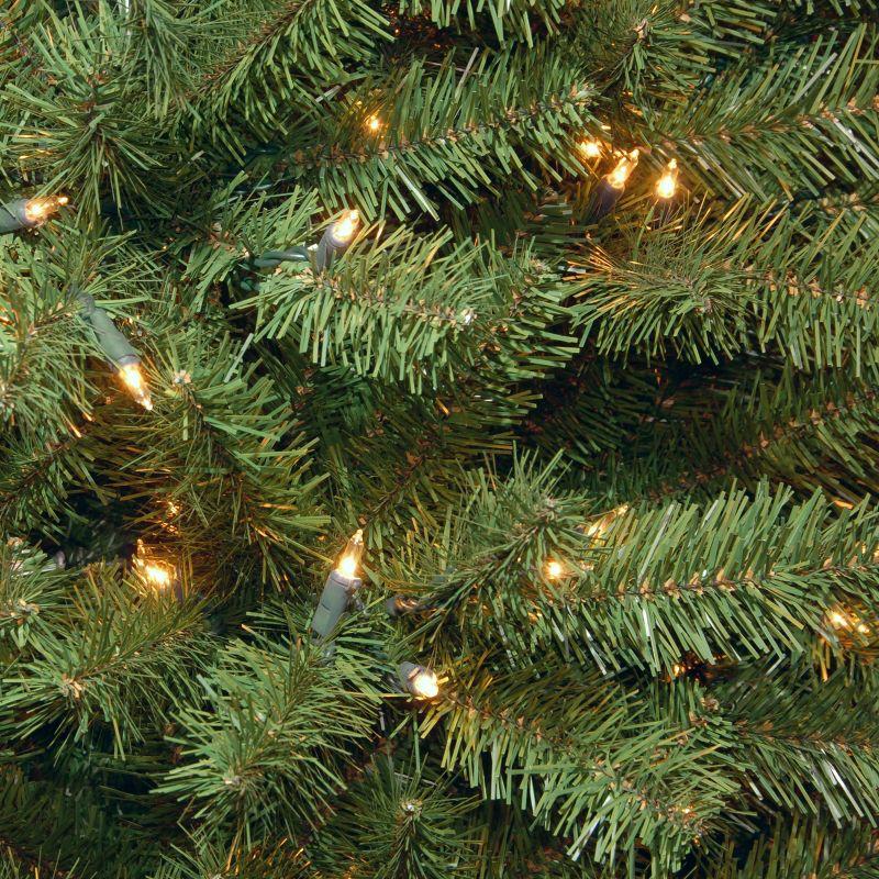 Prelit Slim North Valley Spruce Artificial Christmas Tree Clear Lights - National Tree Company