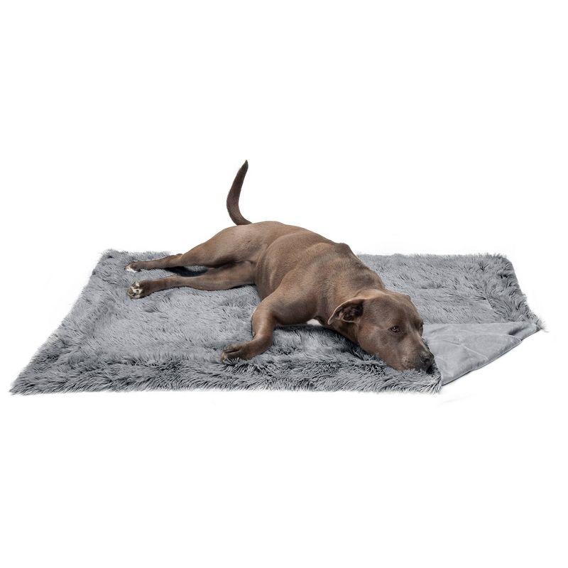 FurHaven Long Fur & Velvet Waterproof Dog Blanket