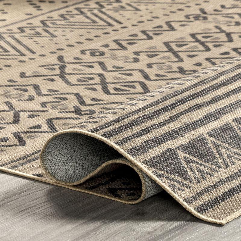 Nuloom Anisa Stripe Easy-Jute Pet Friendly Machine Washable Area Rug, 8' x 10', Natural