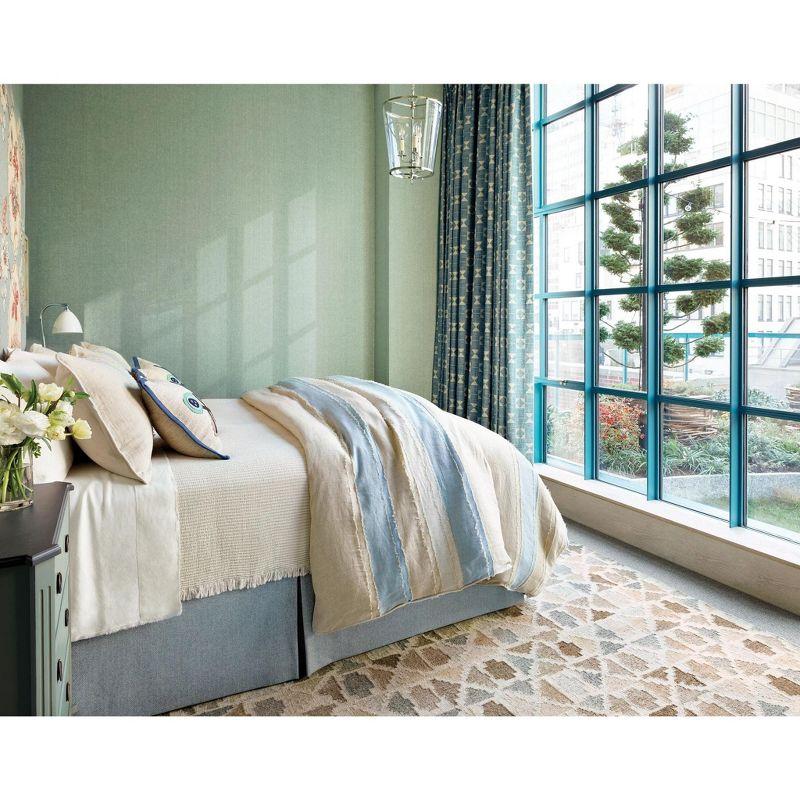 Dash and Albert Rugs Rufus Kit Kemp x Annie Selke Rufus Stone Kilim Natural Handwoven Wool Rug