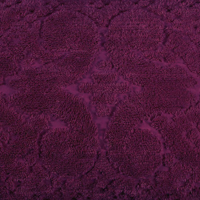 Plum Medallion King-Size Cotton Tufted Sham