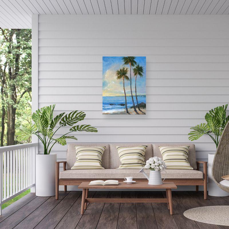 Tim Otoole 'Tropical Breeze Ii' Outdoor Canvas