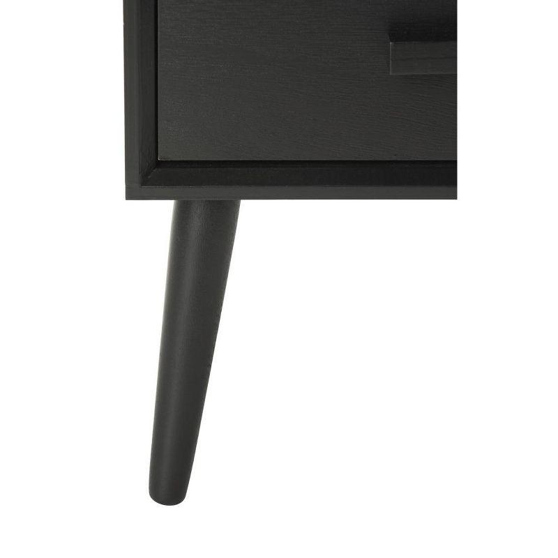 Pomona 3 Drawer Accent Table - CHS5700 - Black - Safavieh