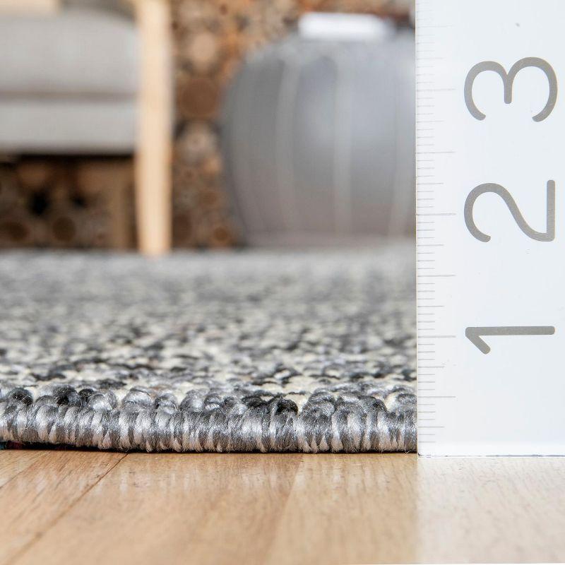 Nuloom Chenoa Striped Global Tassel Indoor Area Rug, 5' x 8', Gray