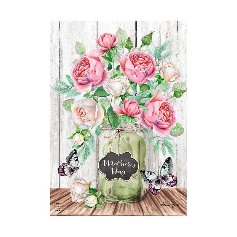 Briarwood Lane Mother's & Father's Day Garden Flag 12x18 For Outdoor Mother's Day Roses For Mother's & Father's Day Garden Flag Flags For Outside
