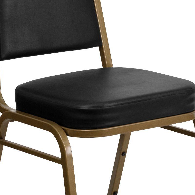 Amaya Trapezoidal Back Stacking Banquet Chair with 2.5" Thick Seat