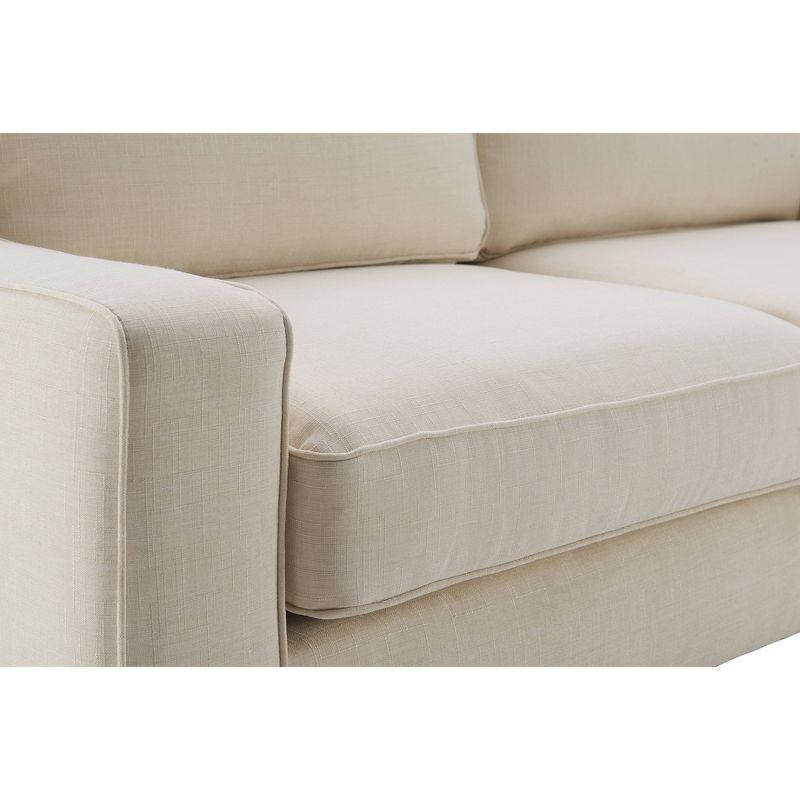 Serta Palisades 73" Track Arm Sofa, Easy Care Fabric, Soft Pillow Back, Pocket Coil Seat Cushions