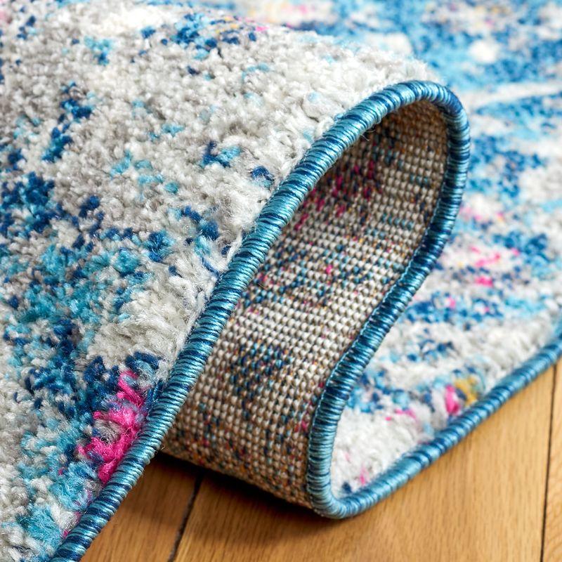 Madison MAD600 Power Loomed Indoor Area Rug - Blue/Grey - 5'3"x7'6" - Safavieh