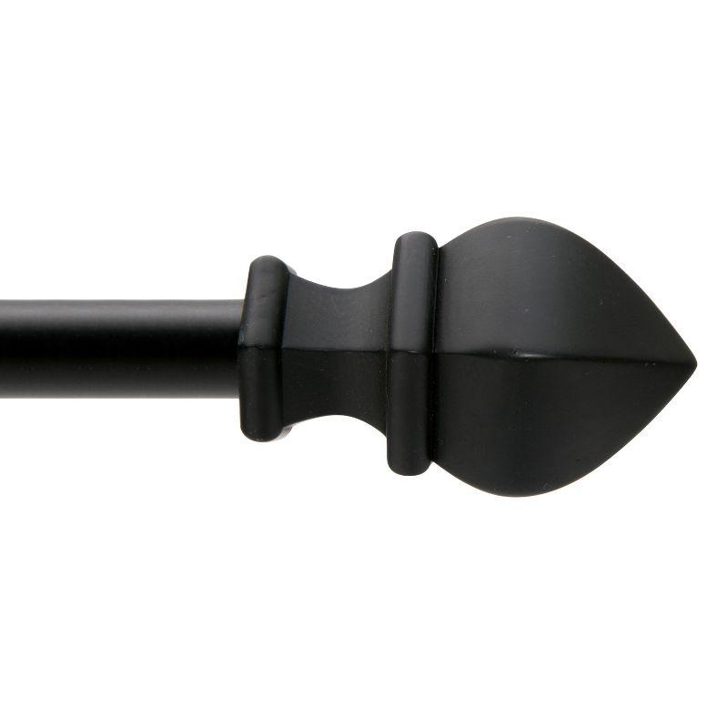 Kenney Steel Overall Width Single Curtain Rod