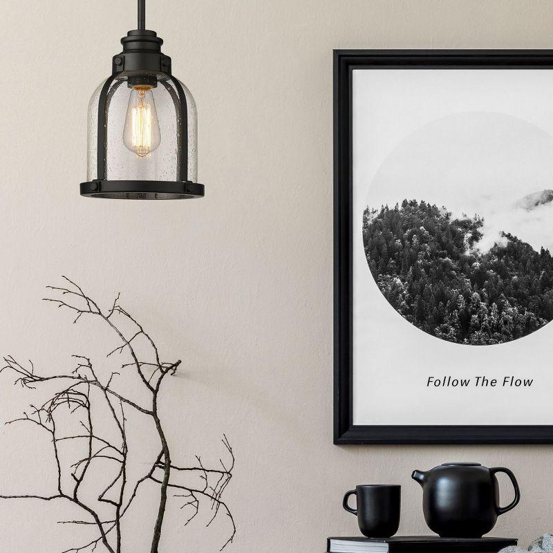 Z-Lite Burren 1 - Light Pendant in  Matte Black