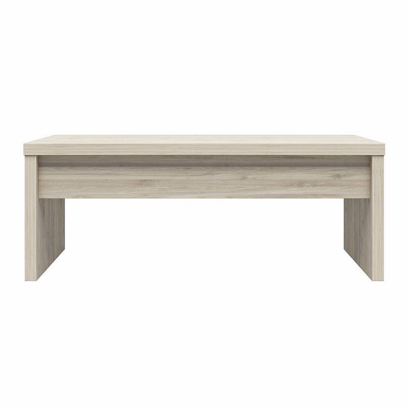 Light Walnut Winston Rectangular Lift-Top Coffee Table with Storage