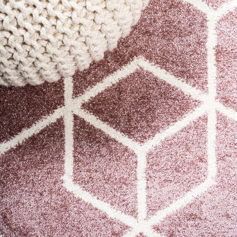 Tumbling Blocks Modern Geometric Area Rug - JONATHAN Y