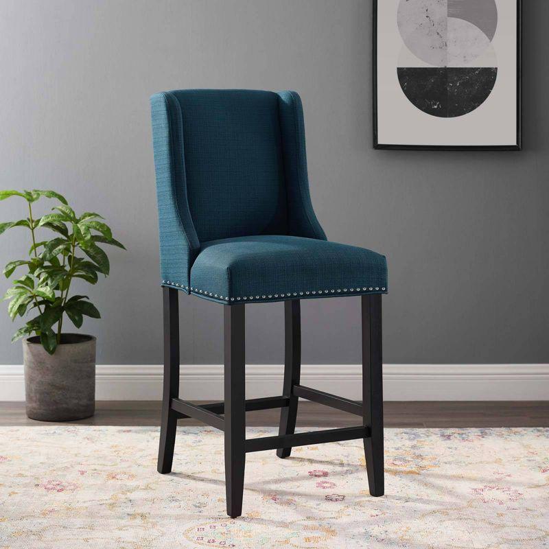 Modway Baron Upholstered Fabric Bar Stool