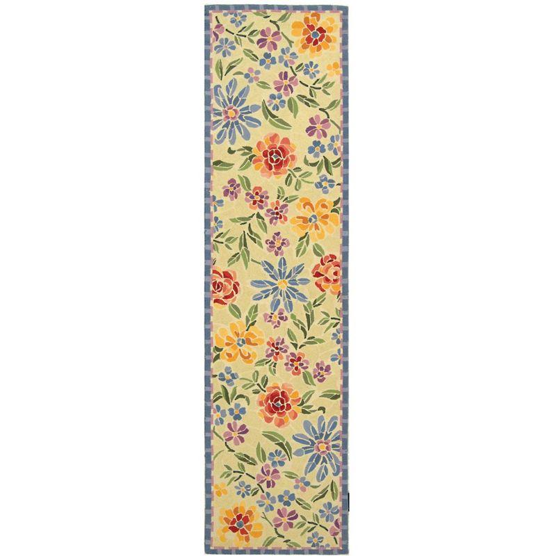 Chelsea HK214 Handmade Runner Rug - 2'6"x10' - Ivory - Safavieh